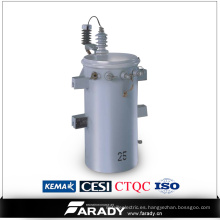 13800V 50 kVA Completo Auto Protección Pole Montado Overhead Csp Transformer